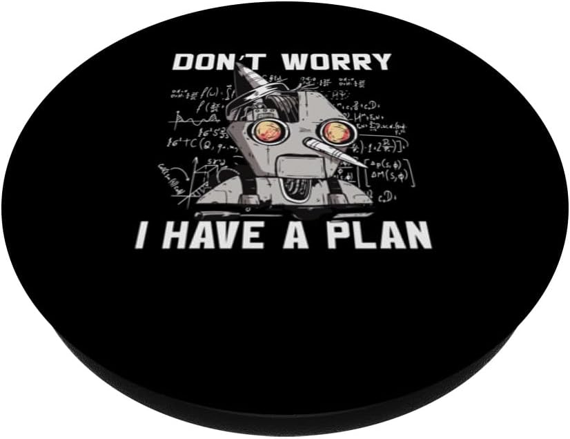 Robotics Build Robot PopSockets Standard PopGrip | Kids Don't Worry I Have A Plan School