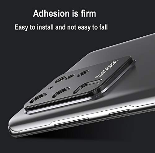 2 Pack Alloy Metal Camera Lens Protector for Samsung S20 Ultra, Easy Installation [Not Affect Flash] (Gray)