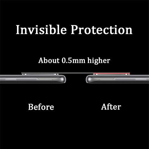 2 Pack Alloy Metal Camera Lens Protector for Samsung S20 Ultra, Easy Installation [Not Affect Flash] (Gray)