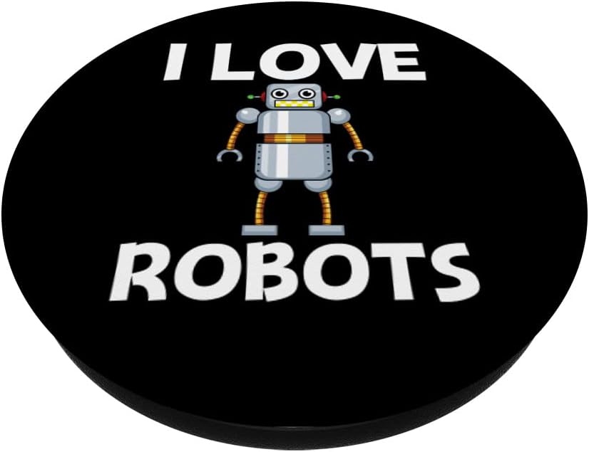 PopSockets Swappable PopGrip Cool Robot Design For Men Women Robotics Science Engineer
