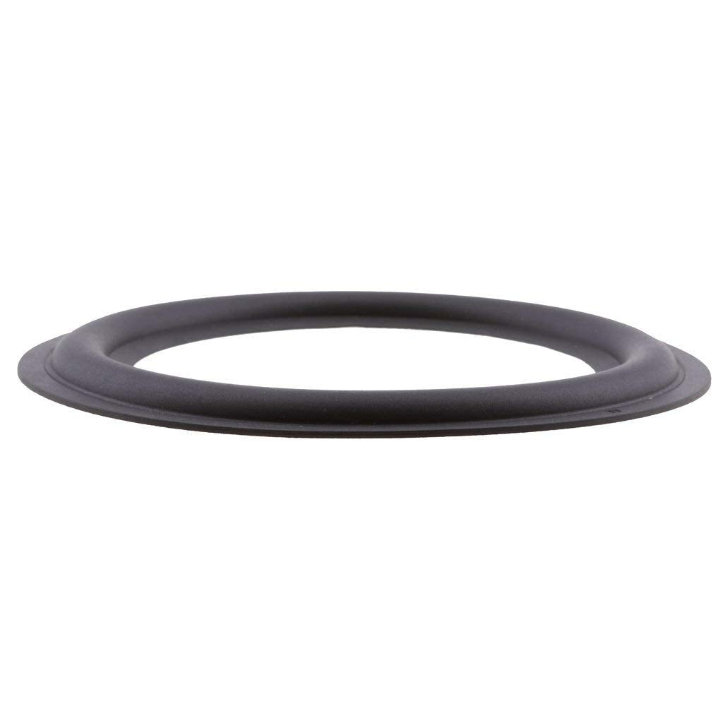 LinaLife 2pcs 10 inch 10" Speaker Foam Surround Kit, 250mm Perforated Rubber Edge Rings Replacement Parts Speaker Repair DIY Surround Rubber Edge