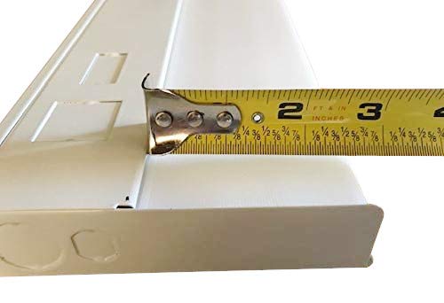 33" Lens Diffuser Under Cabinet Replacement Cover 2-3/4" x 1-1/8" x 33" Angled Edge