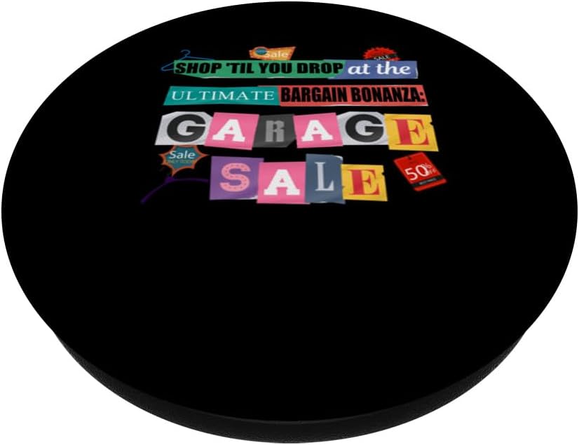 Shop 'Til You Drop PopSockets Standard PopGrip - The Ultimate Bargain Garage Sales