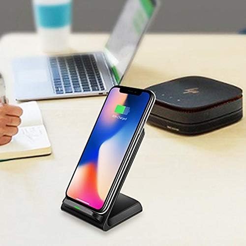 BoxWave Wireless QuickCharge Stand for Chuwi HiPad Max, 10W, No Cord; Charge Your Phone with Ease! Jet Black
