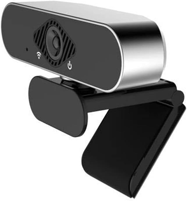 1080P Webcam with Built-in Mic USB 2.0 Plug&ampfor Play Computer Camera Noise Reducti