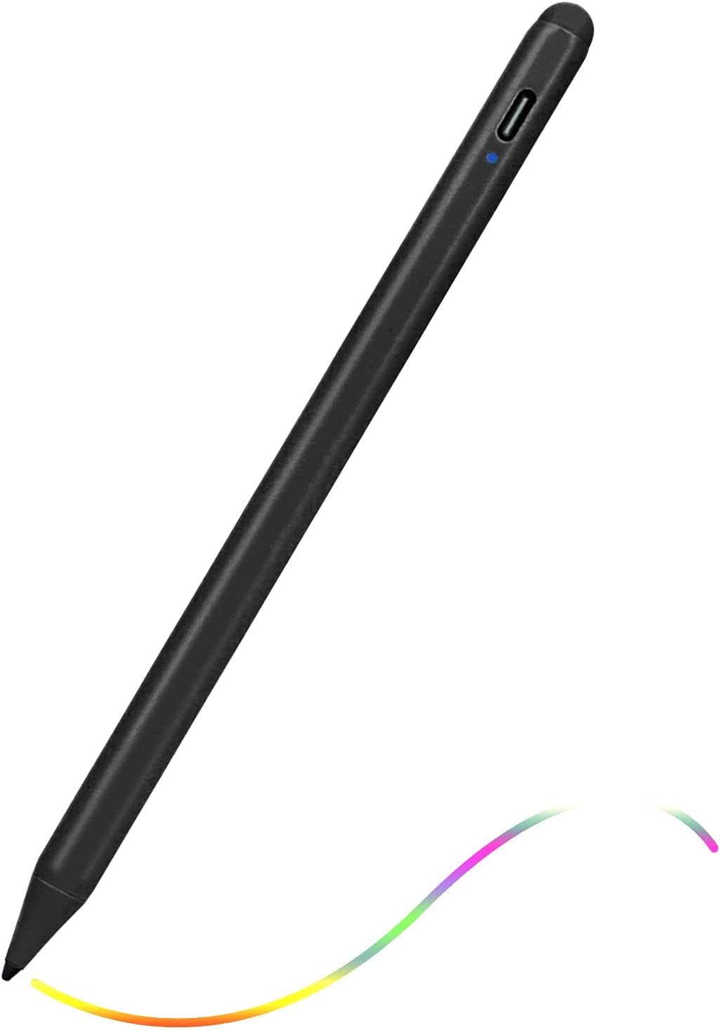 Stylus Pencil for iPad Mini 6th/5th Generation, Palm Rejection, 1.5mm Fine Tip, Compatible with Apple Pencil 2, Black