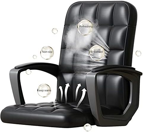 Office Chair Gaming Chair Computer Chair Computer Chair Home Furniture Gaming Chair Office Footrest Modern Simplicity Relaxing Office Chairs PU Fabric Computer Armchair (Color : Rosso)