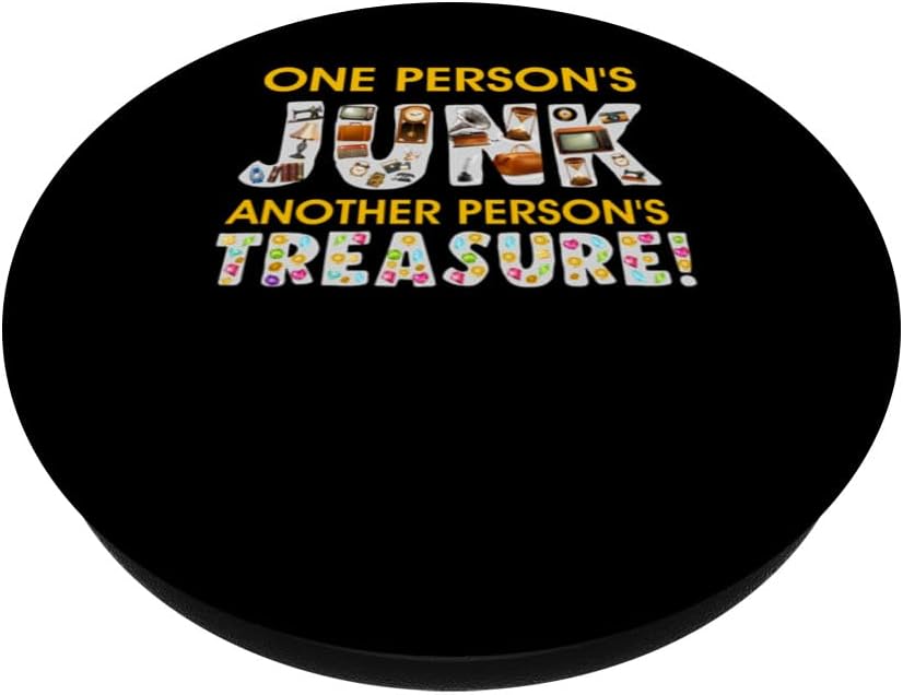 Thrifting One Person's Junk - Another Treasure Junk Market PopSockets Standard PopGrip