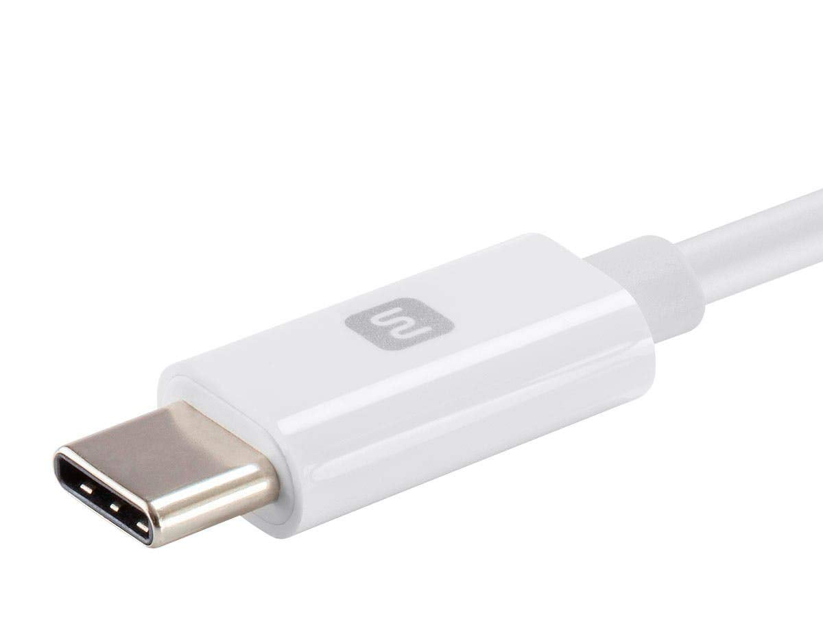 Monoprice 3ft Apple MFi Certified Lightning to USB Type-C Sync Cable - White, for iPod, iPhone, iPad with Lightning