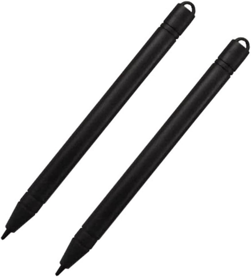 2 Pcs Digital Stylus Pen for Tablet, Capacitive Touch Pen for Writing, Drawing on Universal Tablets, Black LCD