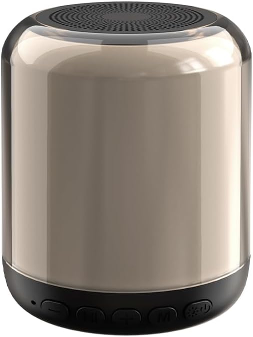 Generic Aura-Sync Surround Color Deep Bass Speaker, Small, Brown