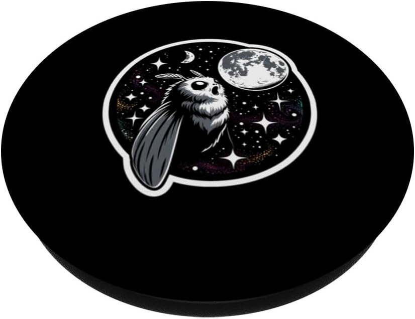 Mothman Funny Mystical Nocturnal Creature PopSockets Standard PopGrip