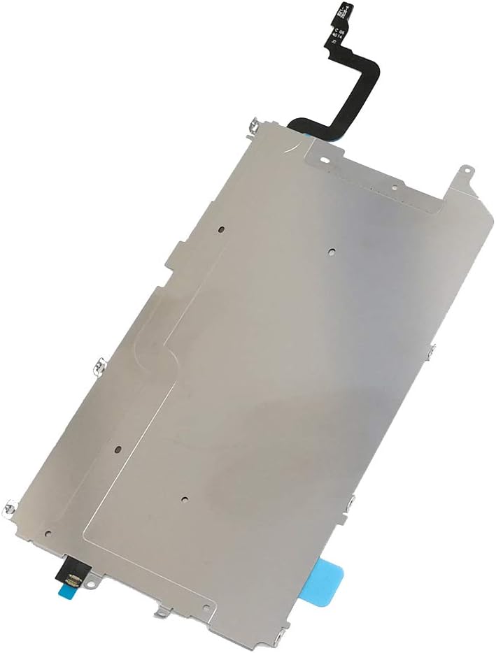 Screen Back Classic Metal Plate with Heat Shield, Home Button Flex Cable Preinstalled for iPhone 6 Plus (5.5'')