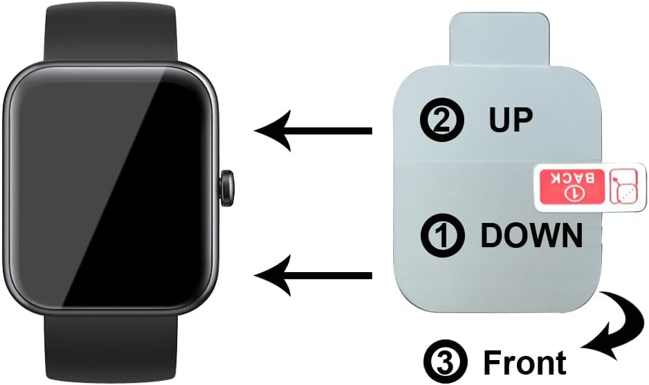 Screen Protector for AGPTEK SR2 1.32” Round Screen Smartwatch, Soft TPU, 4-pack