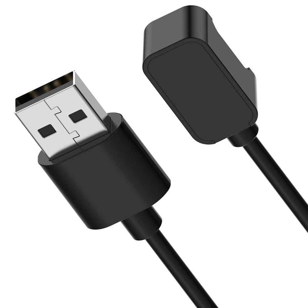 [2-Pack] Samsung Galaxy Fit 3 Charger Cable, Magnetic USB A Replacement Charging Cable Dock, 3.3FT/100cm (Black)
