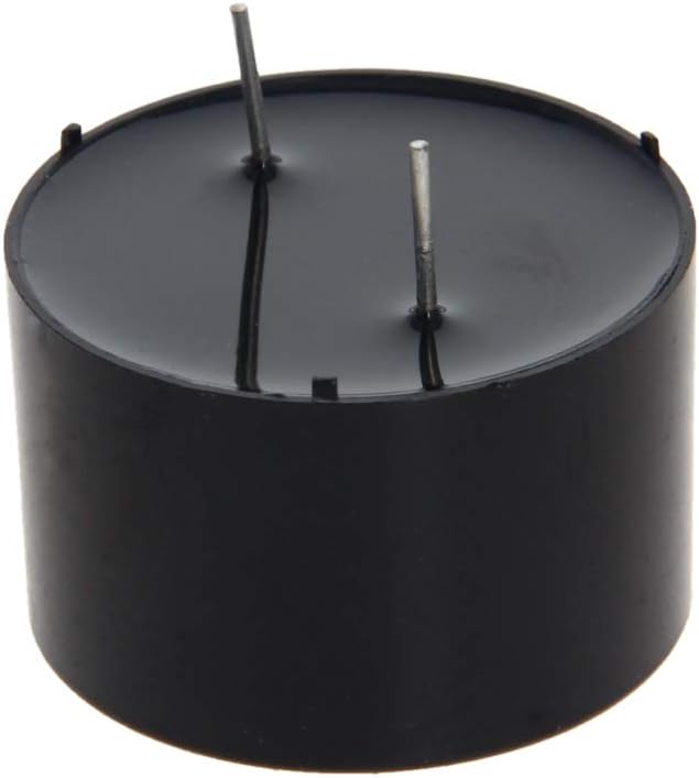 Fielect 5Pcs Active Buzzer Alarm, DC12V 100dB Beeper, Continuous Sound Speaker FSD-3020