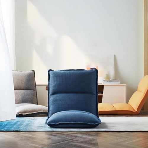 BTZHY Floor Chair Foldable Floor Chair with 6 Positions Lazy Sofa Meditation Chair Window Chair Folding Sofa Bed Couch Lounger Floor Chair Gaming for TV Reading Relaxing (/Green)