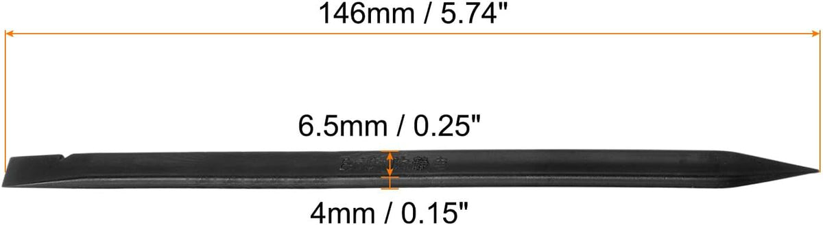 MECCANIXITY Phone Pry Opening Tools Plastic Stick Spudger 146mm for PC Tablet Laptop Repair Tool Kit, Black