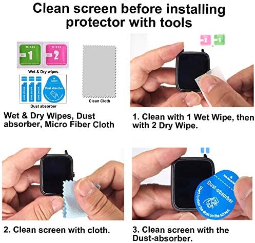 Screen Protector 4-Pack Compatible with Parsonver SR1 1.32” Round Screen Smartwatch, Soft TPU