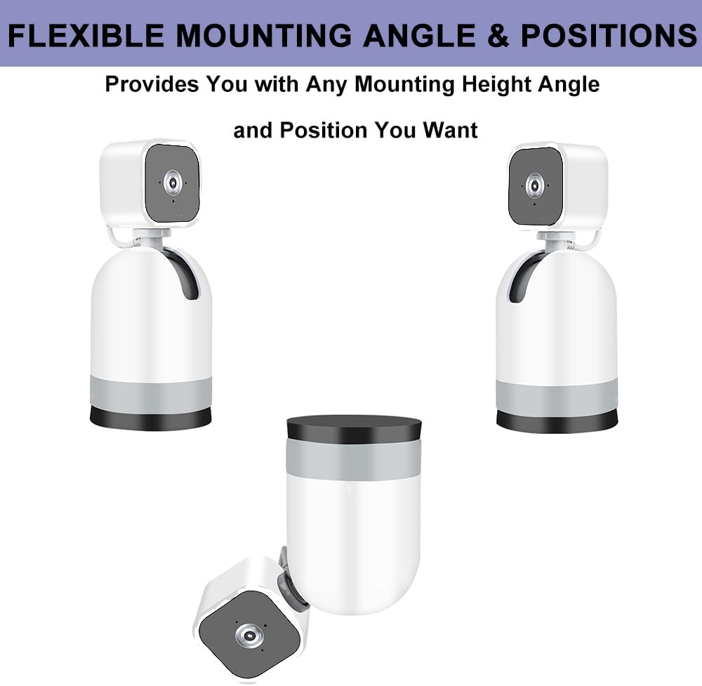 Magnet Camera Mount Compatible with Blink Mini Pan Tilt Camera, Magnetic Base Stand with 1/4 inch Thread