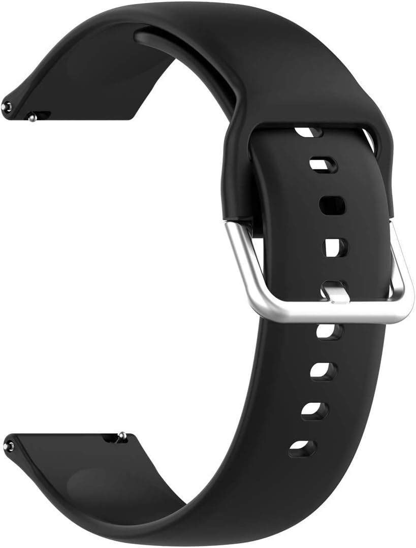 E ECSEM Bands for SOMTLERK Smartwatch, Soft Silicone Waterproof Adjustable Sport Watch Strap Replacement Wristbands for