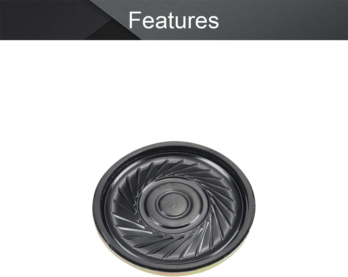 Fielect DIY Magnetic Speaker - 2W 8 Ohm 36mm Diameter Round Shape Replacement Loudspeaker (1pcs)