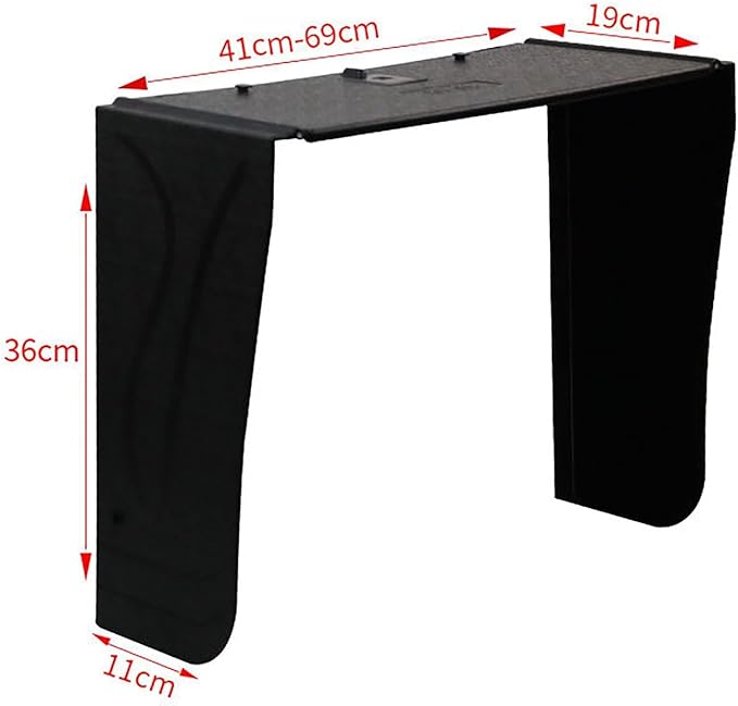 27-inch Display Monitor Hood Sunshade Screen Sun Visor Adjustable Monitor Hood All-Sides Coverage Sun Shade for Dell HP Viewsonic Philips Samsung Lenovo ASUS LG EIZO NEC ACER