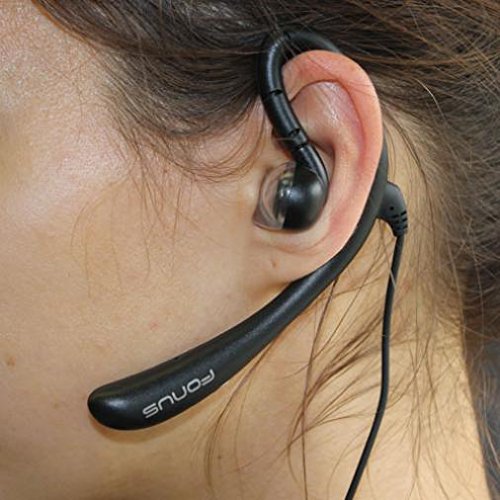 Wired Headset Mono Hands-Free Earphone 3.5mm Headphone Earpiece w Boom Mic Single Earbud [Black] for Boost Mobile LG Stylo 4 Plus - Boost Mobile LG