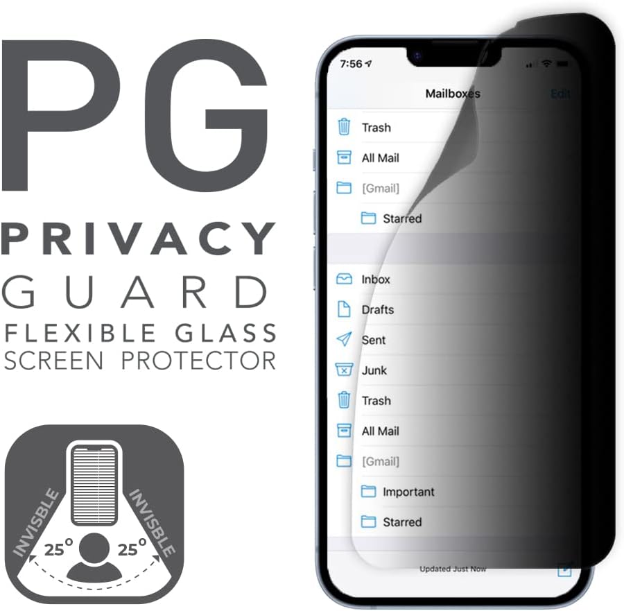 ARMOR Flexible Glass Screen Protector, 9H with HD for iPhone 14