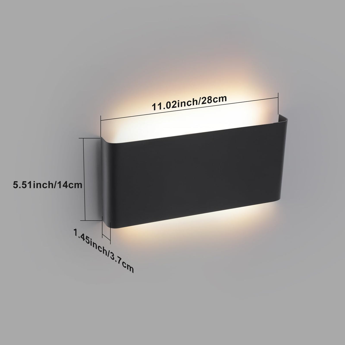 Mille Lucciole 11"Modern LED vanity light,15W Dimmable 5 CCT (3000K-6500K) Adjustable Wall Lamp,Up and Down Wall Lighting,Indoor Wall Sconce