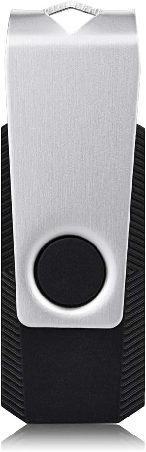 Aiibe 16 GB Flash Drive 10 Pack Bulk 16GB USB Flash Drives 2.0 USB Stick Thumb Drive USB Drive Pack, Black