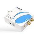 OREI Optical SPDIF/Coaxial Digital to RCA L/R Analog Audio Converter with 3.5mm Jack Support & Headphone/Speaker Outputs (DA21)