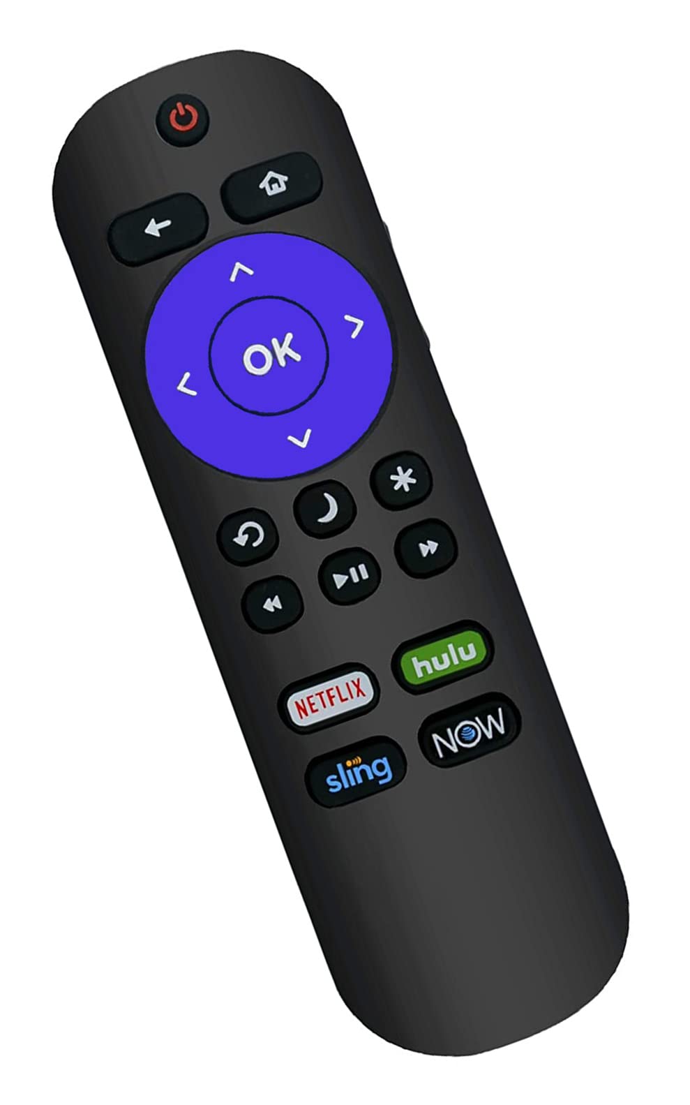 Remote Control Compatible with All Sharp Roku TV LC-40LB601U LC-50LB601U LC-24LB601U LC-43LB601U LC40LB601U LC50LB601U LC24LB601U with Netflix Sling
