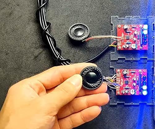 Fielect DIY Magnetic Speaker 2W 8 Ohm Replacement Loudspeaker 36mm Diameter (2pcs)