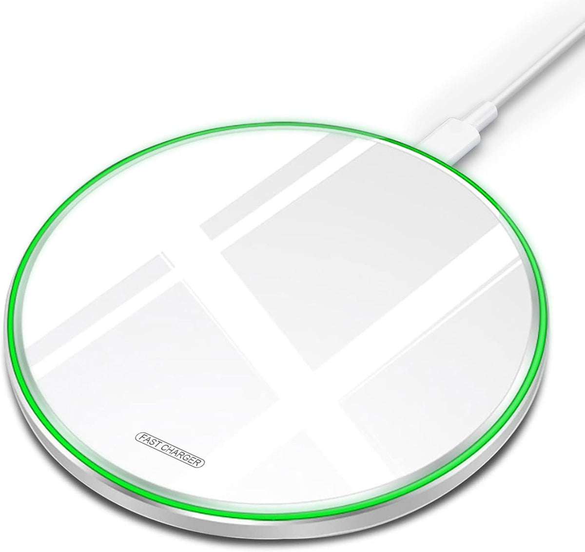 Fast Wireless Charger,20W Max Wireless Charging Pad Compatible with iPhone 16/16 Pro/16 Pro Max/16 Plus/15/14/13/12/11/X,AirPods;FDGAO Induction Charge Mat for Samsung Galaxy S25/S24/S23/S20