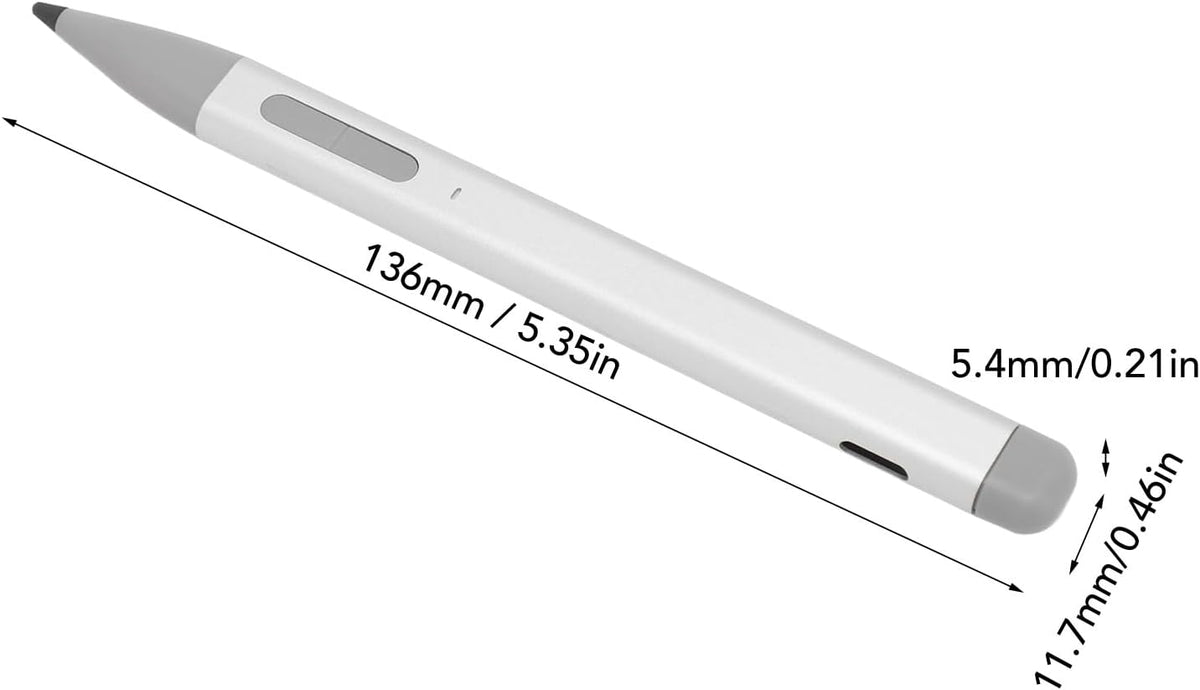 Stylists Pens for Touchscreen - Low Latency, for Note Taking, Drawing, and Signing Documents, Silver