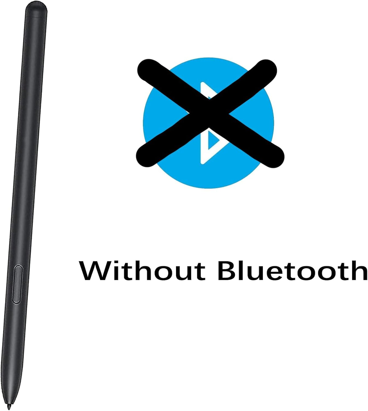 2 Pack Mystic Black Galaxy Tab S7 FE S Pen - Replacement Stylus for Samsung Galaxy Tab S7 Models