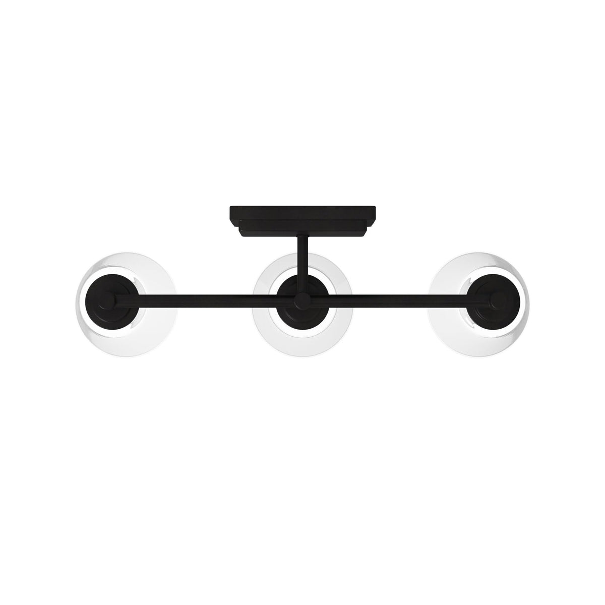 Designers Fountain 3-Light Westin Bathroom Vanity Lights Fixture, 22.5 Inch Wall Mount Sconce for Bedroom or Over Mirror, Matte Black, 95703-MB