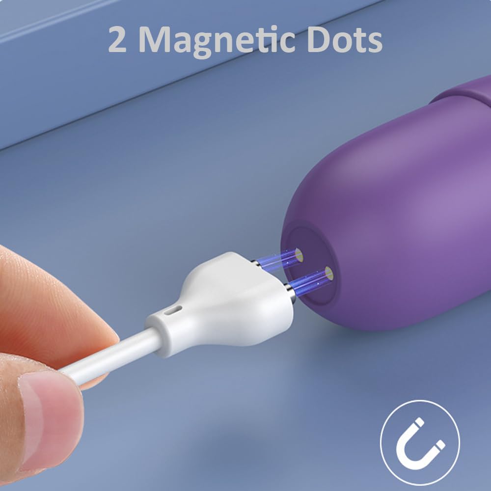 Magnetic USB Cable DC Charger, Charging Cord with 2 Pin for Replacement Toys - 0.24in/6mm