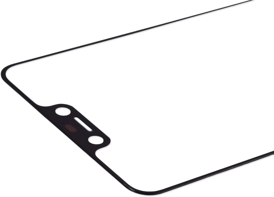 Sunways Outer Glass Screen Replacement for Google Pixel 3 XL, Black