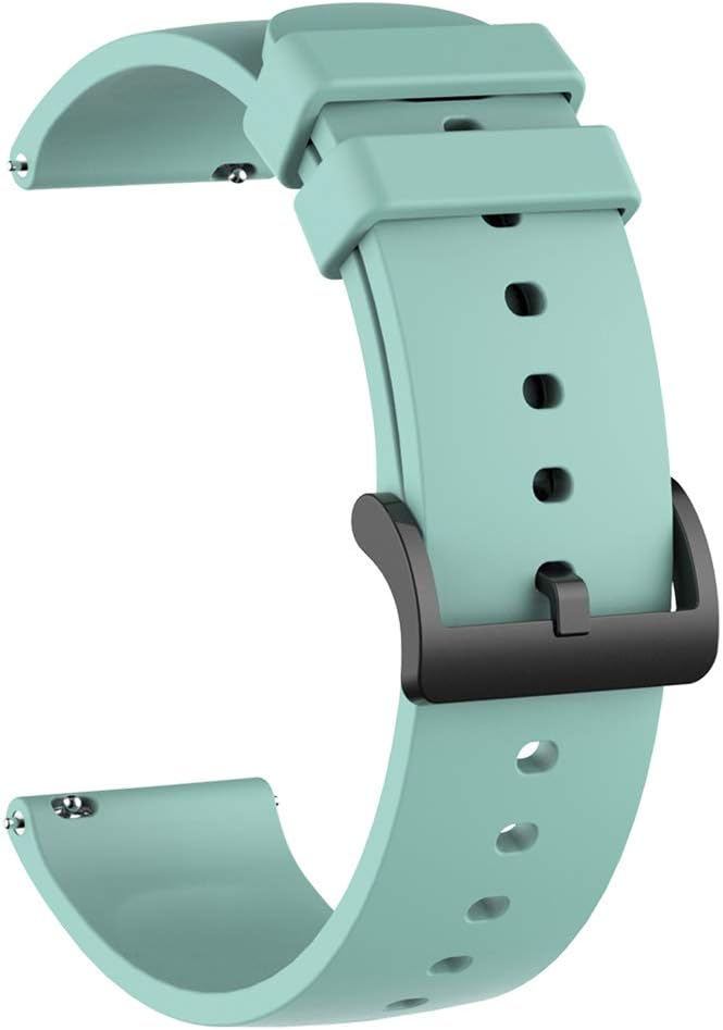 Bands Compatible with Rinsmola Replacement Wristbands, Colourful Silicone Bracelet Quick Release Strap for Smartwatch