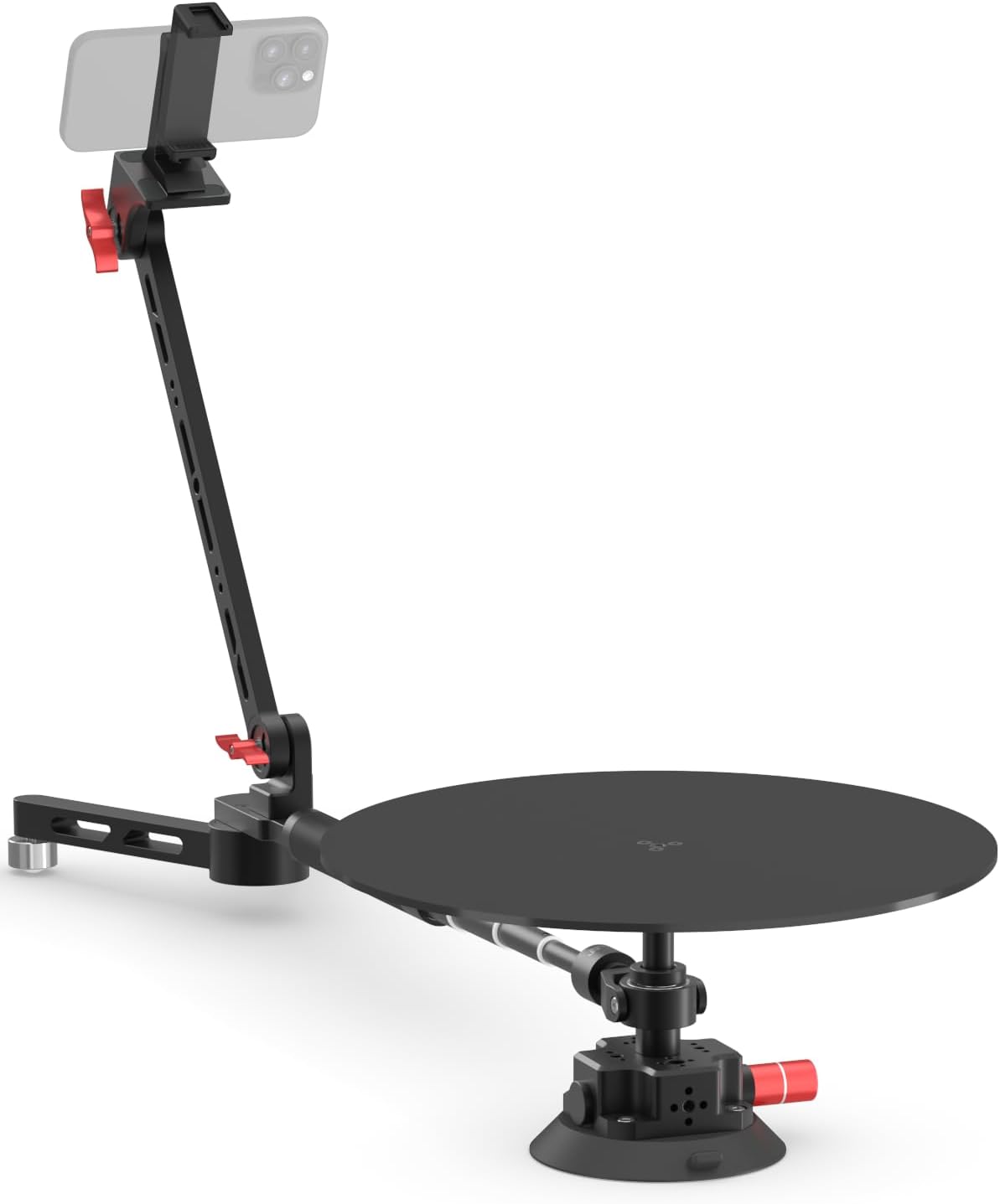 360° Spinning Camera rig, 360 Degree Spinner with 43.3in Extension Poles Professional Photography Turntable Rotating Camera Slider 360° Rotating Shooting Suction Cup Base with Multiple Interfaces