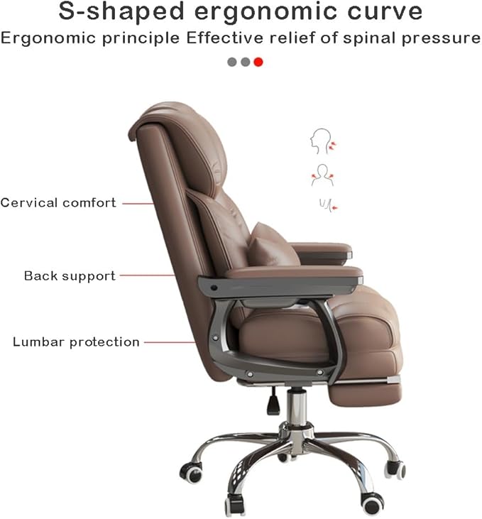Gaming chair  Computer Chairs for Adults Gaming Chair Ergonomic Office Desk Chair Accent Chairs High Back Chair Lift Chair Student Chair Metal Armchair for Bedroom Living Room ( Color : Beige With