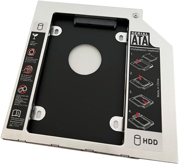 2nd Hard Drive HDD SSD Optical Bay Caddy Frame Tray for ASUS Models by DY-tech