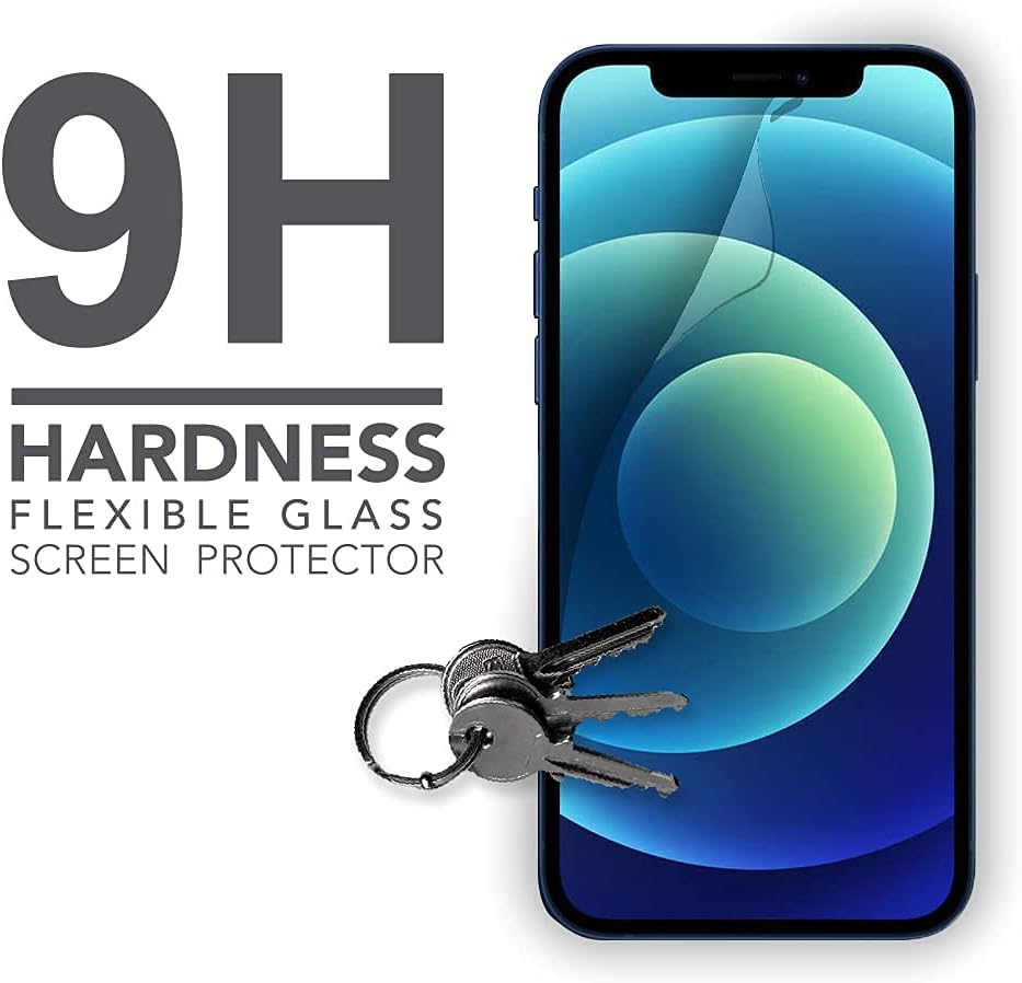 ARMOR Flexible Glass Screen Protector for iPhone 12 Mini, Privacy Guard with 9H Hardness Protection