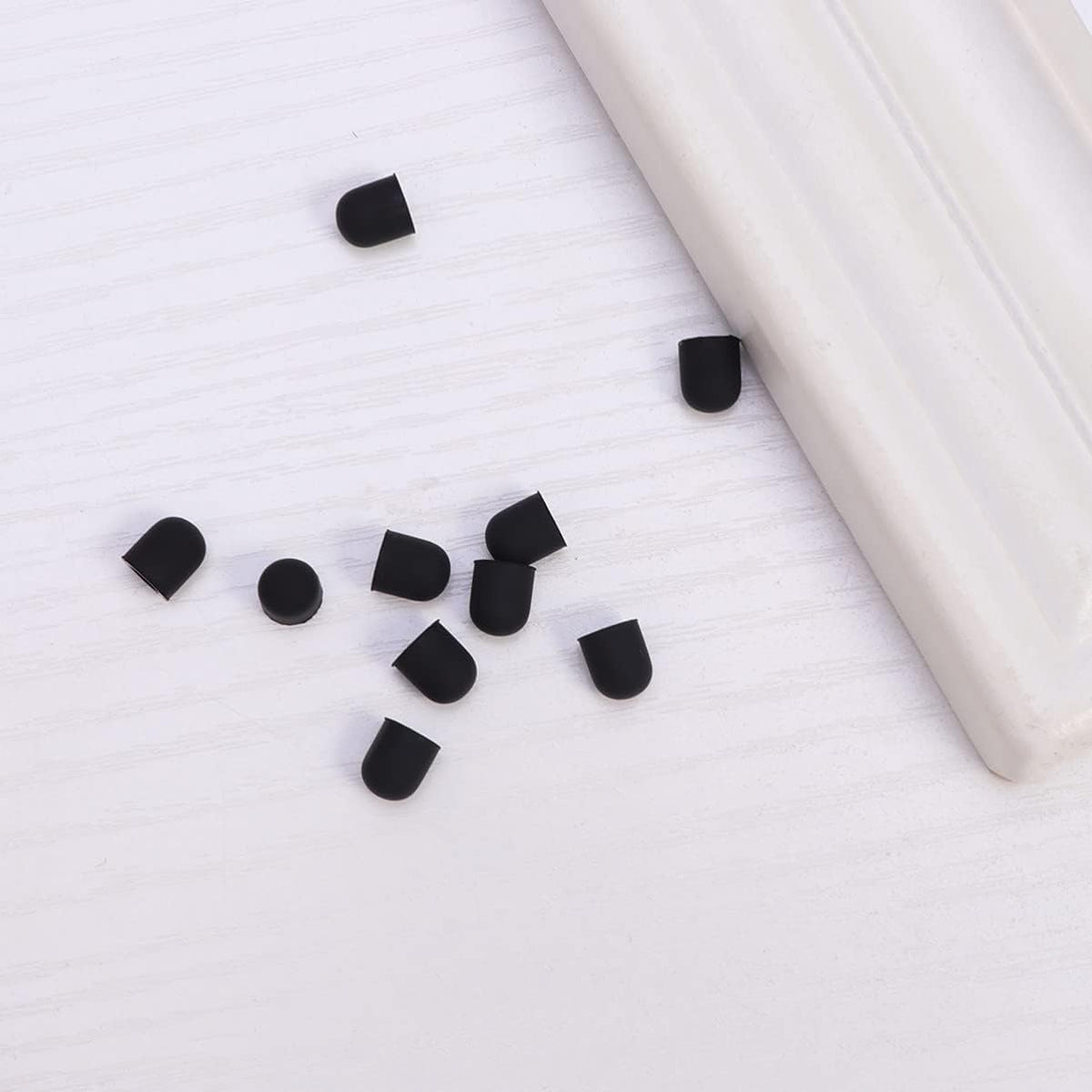 Hemobllo 15pcs Stylus Pen Tip Replacement Rubber Tips for Stylus Touch Pen, Touchscreen Pen, Outer Diameter 6mm, Inner