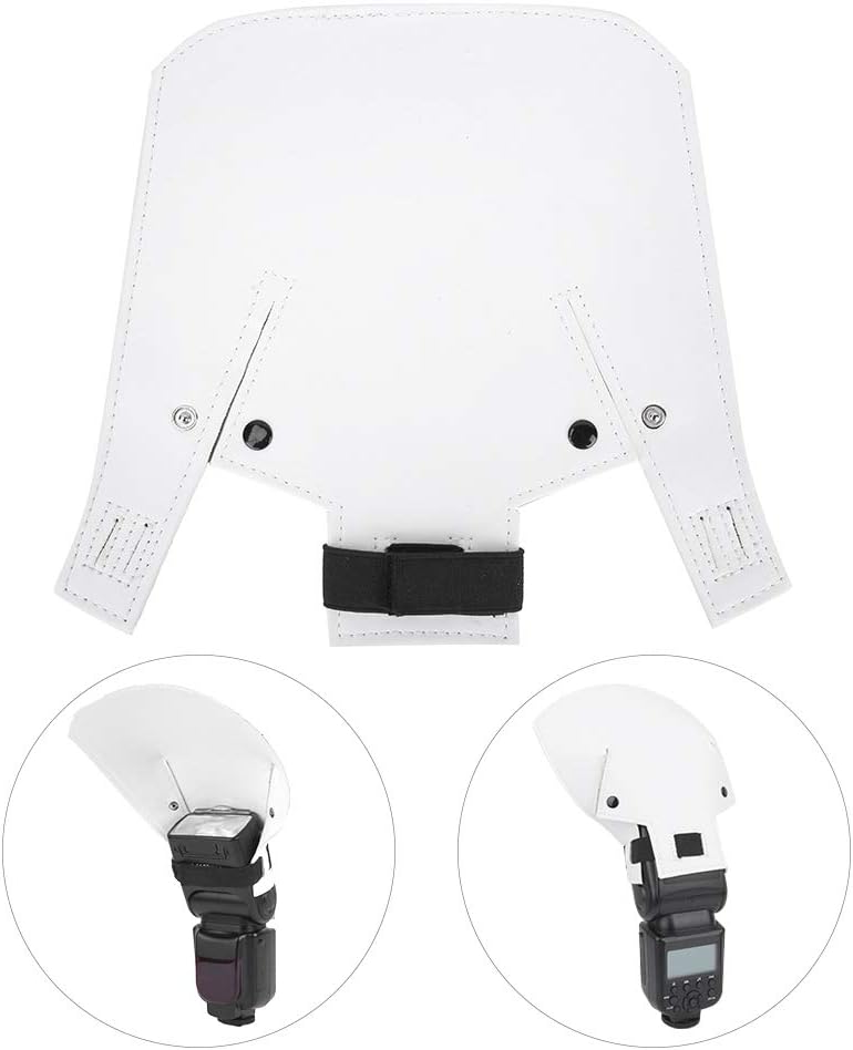 Flash Diffuser Reflector Kit, ArC Shape Camera Flash Light Diffuser Softbox, Portable Universal