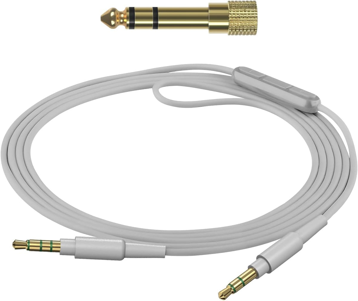 Geekria Audio Cable with Mic for Beats Studio Pro, 1/8" (3.5mm) to 3.5mm Replacement Stereo Cord