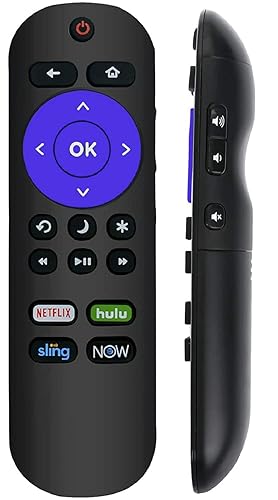 Remote Control Compatible with All Sharp Roku TV LC-50LBU591U LC-50LBU711U LC-55LBU591U LC-55LBU711U LC-43LBU591U LC-32LB601U LC-24LB601U LC-50LB601U