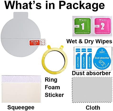 Screen Protector 4-Pack Compatible with Parsonver SR1 1.32” Round Screen Smartwatch, Soft TPU
